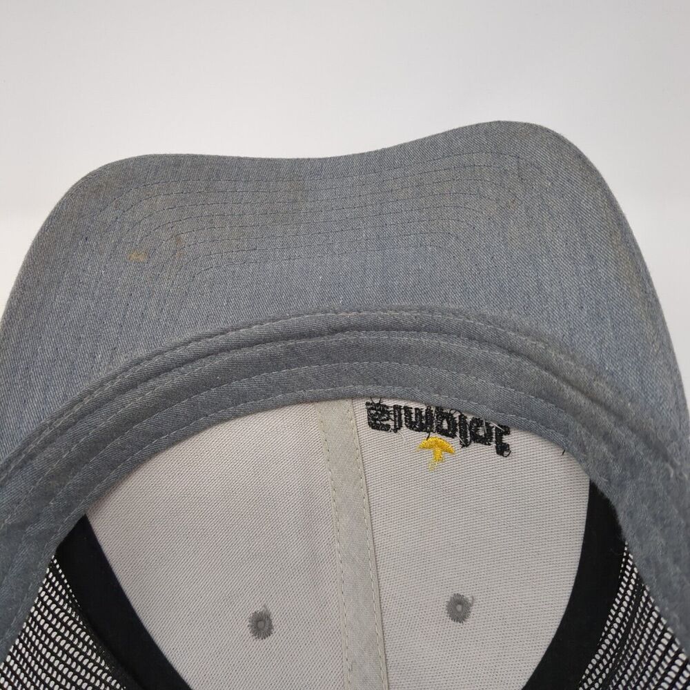 Simplot Animal Sciences Snapback Trucker Hat Gray… - image 7